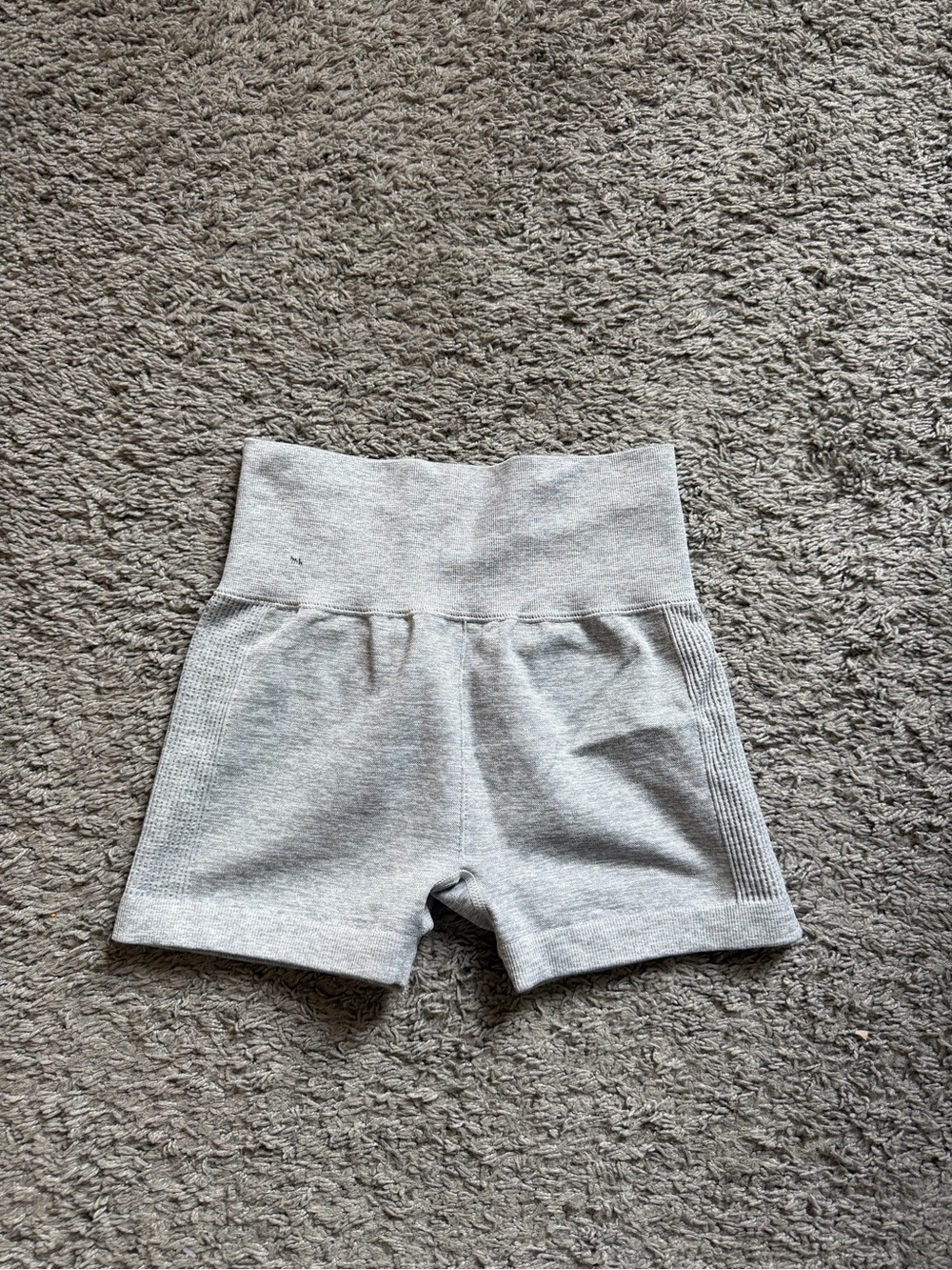 Forever 21 Gray High-Waist Bike Shorts